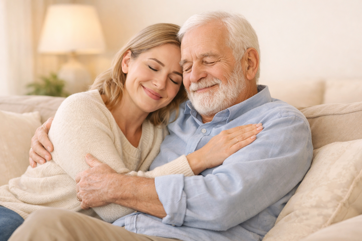 Familia feliz y tranquila